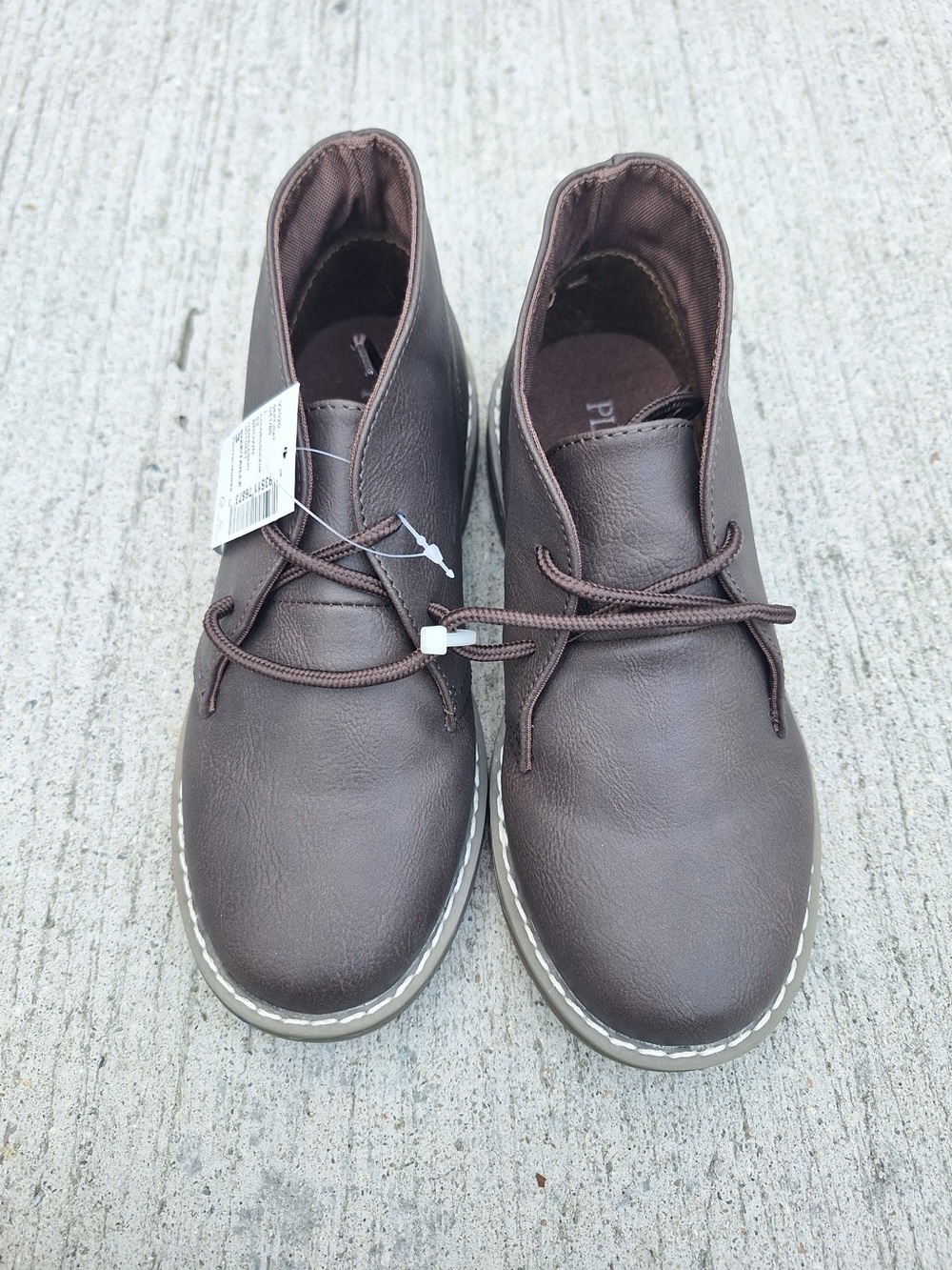 The children’s place Kids Brown Casual Lace-Up Chukka Boots
